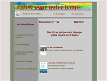 Tablet Screenshot of eglise-pour-notre-temps.net